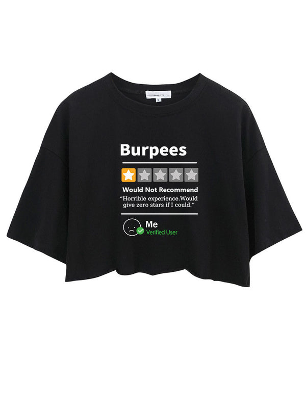 Burpees Reviewed Crop Tops