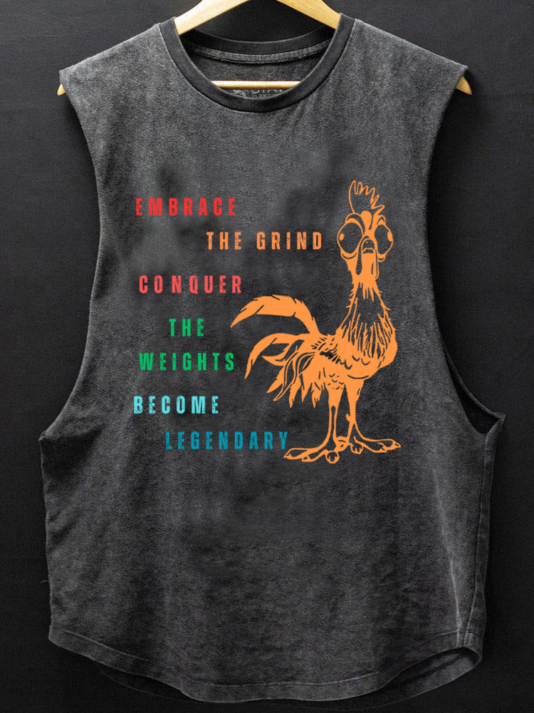 become legendary rooster SCOOP BOTTOM COTTON TANK