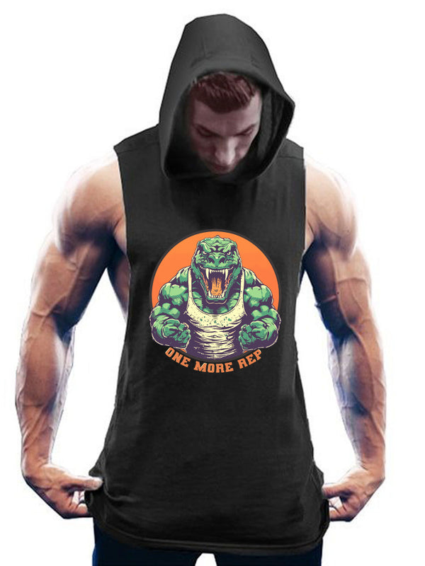 One More Rep Hooded Tank