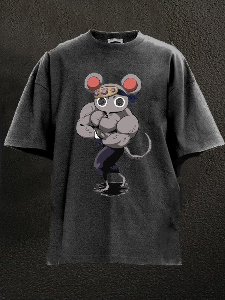 muscle mice Washed Gym Shirt