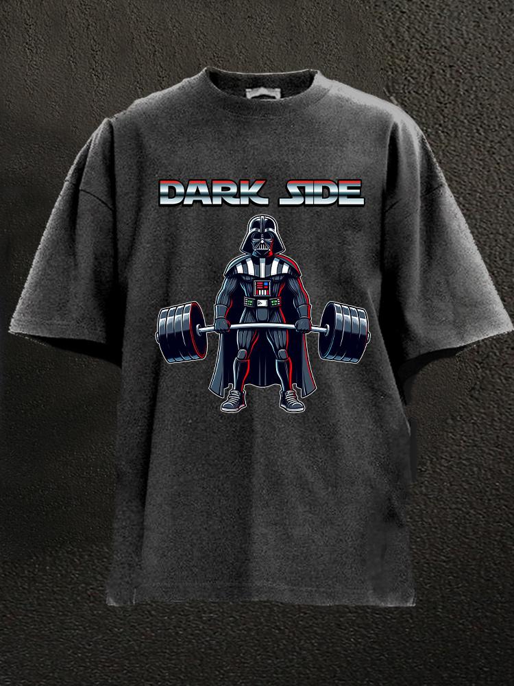 dark side vader deadlift Washed Gym Shirt