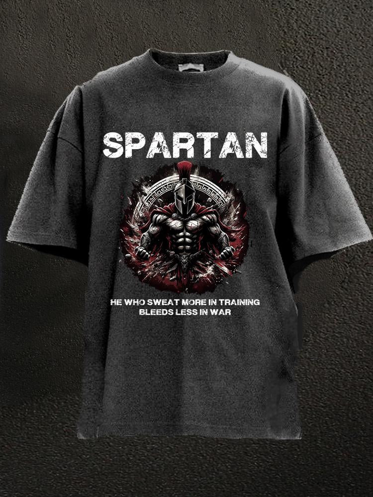 spartan power Washed Gym Shirt