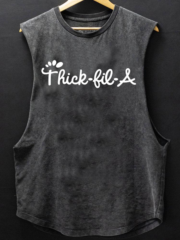 thick-fil-a SCOOP BOTTOM COTTON TANK