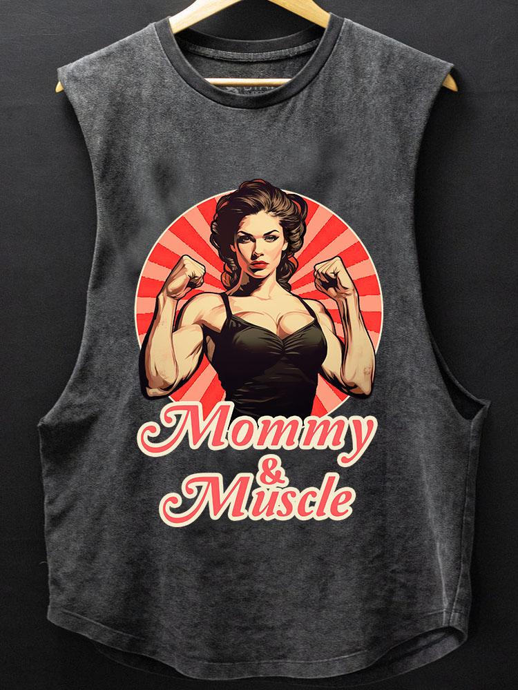 Mommy&Muscle SCOOP BOTTOM COTTON TANK