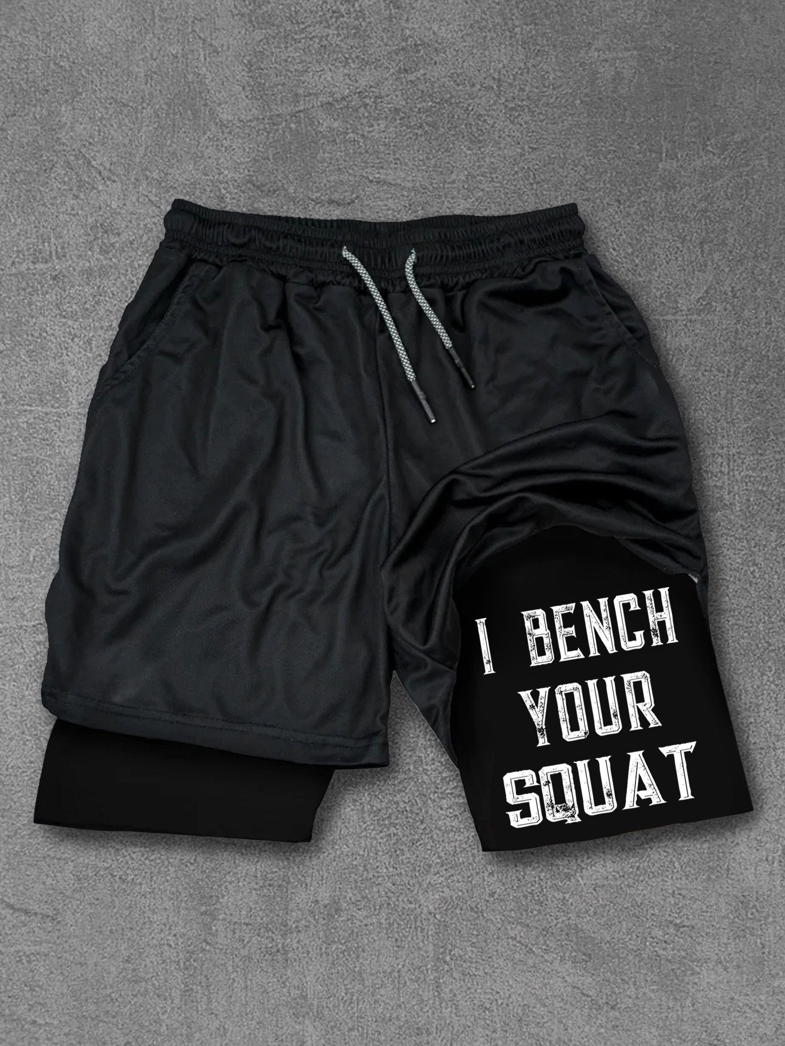 I bench your squat Performance Training Shorts