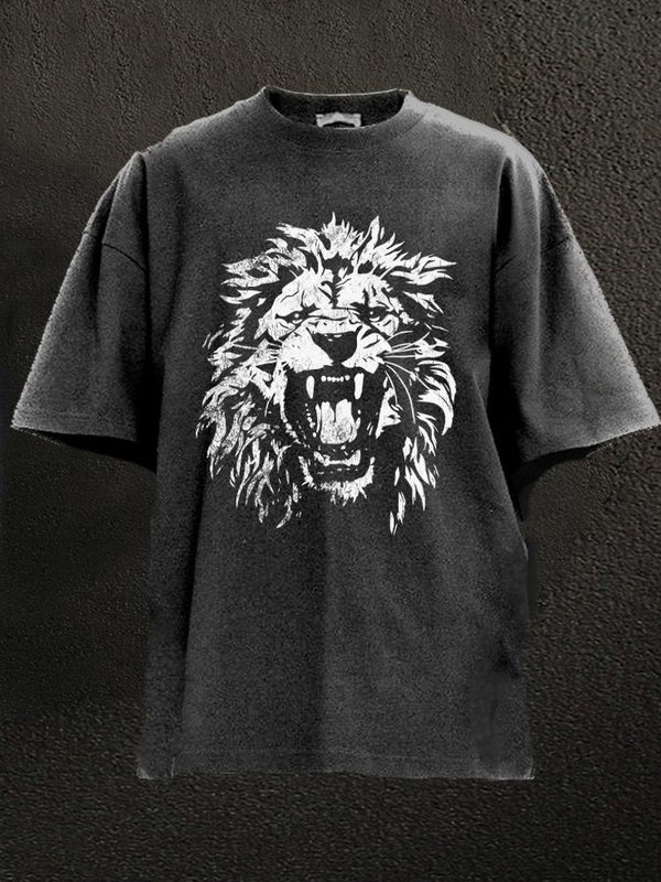 roaring lion Washed Gym Shirt