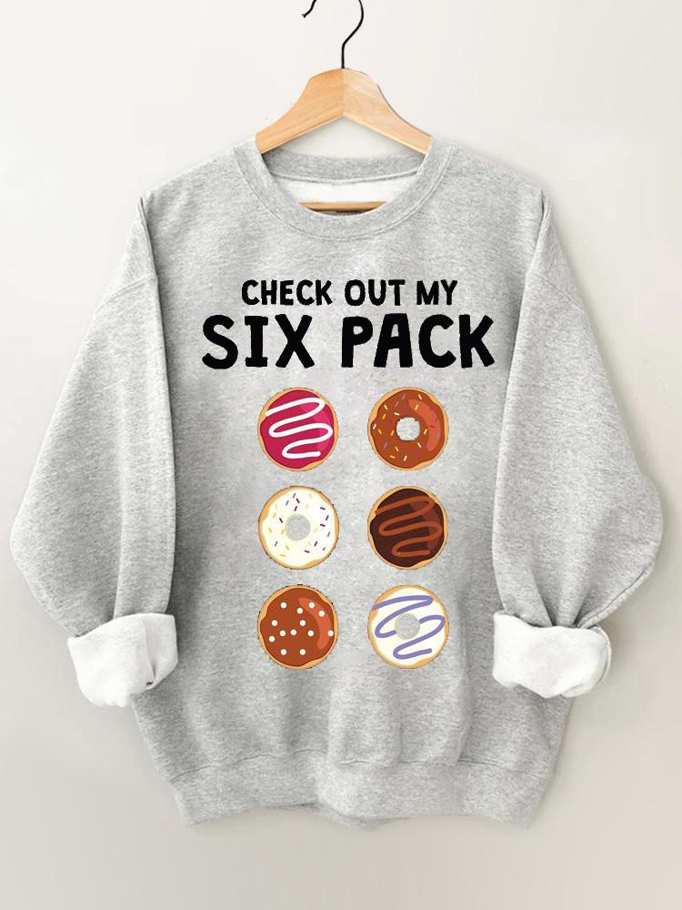 Check Out My Six Pack Vintage Gym Sweatshirt