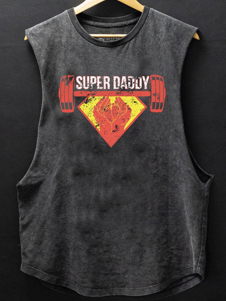 super daddy barbell SCOOP BOTTOM COTTON TANK