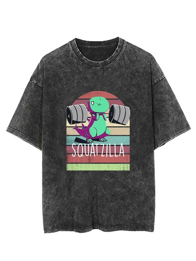 Squatzilla Vintage Gym Shirt