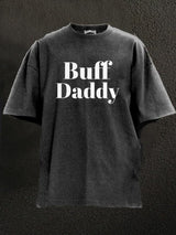 buff daddy Washed Gym Shirt