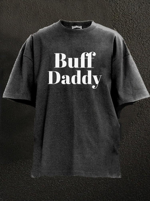 buff daddy Washed Gym Shirt
