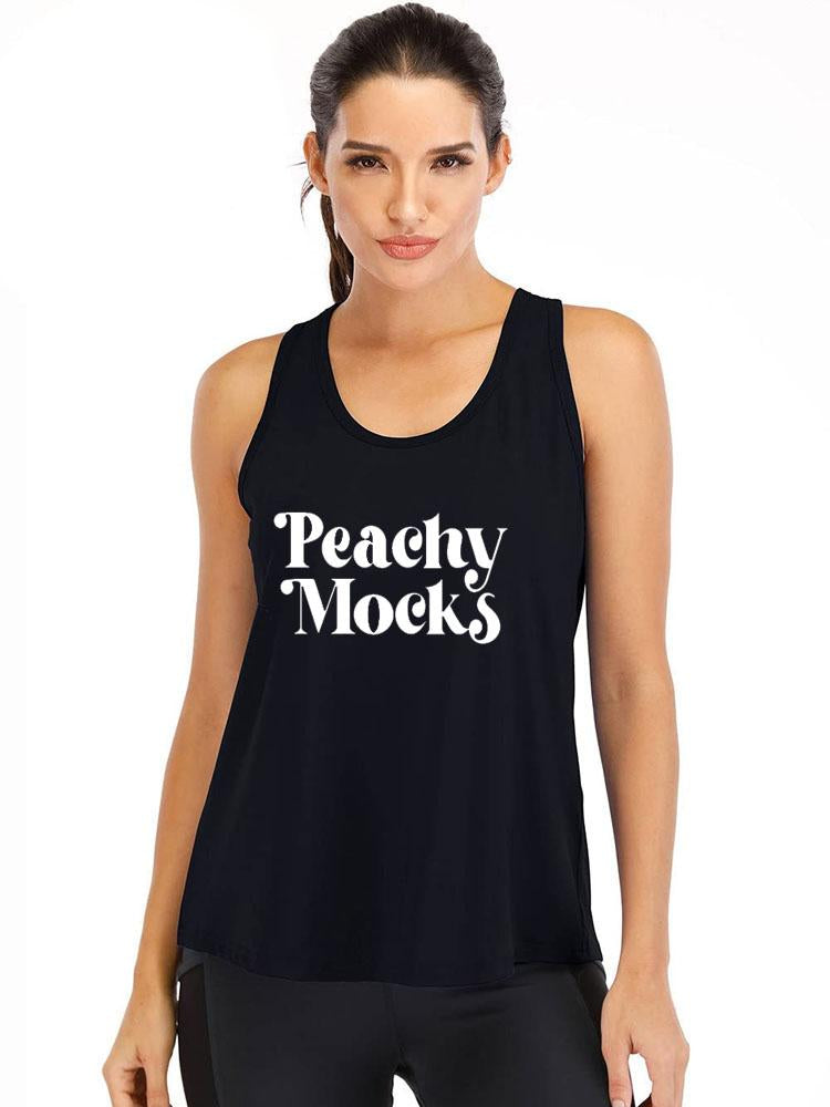 Peachy Mocks Cotton Gym Tank