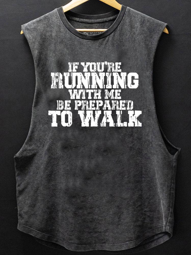 if you're running with me SCOOP BOTTOM COTTON TANK