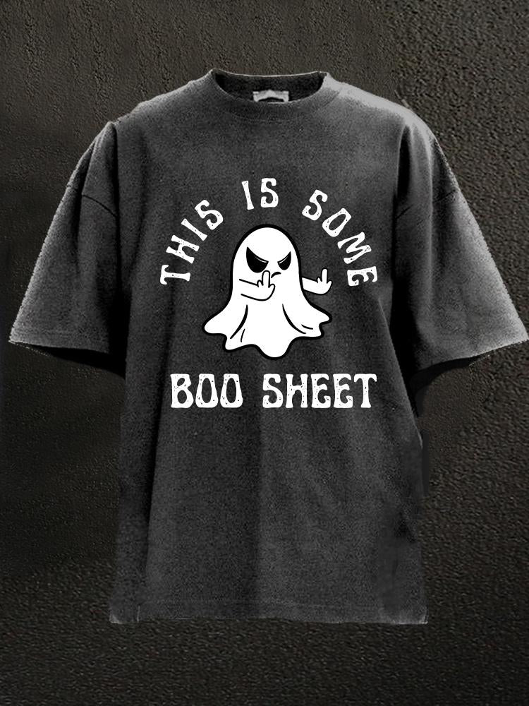 this is some boo sheet Washed Gym Shirt