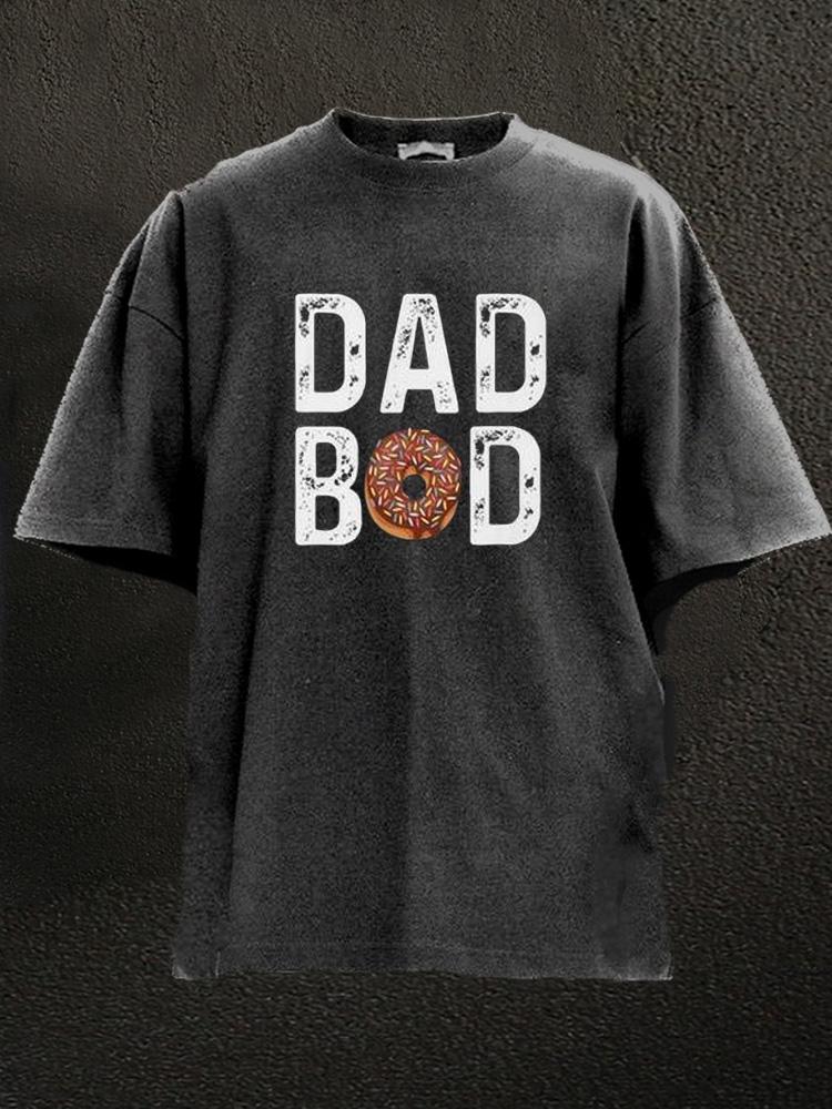 dad bod donut Washed Gym Shirt