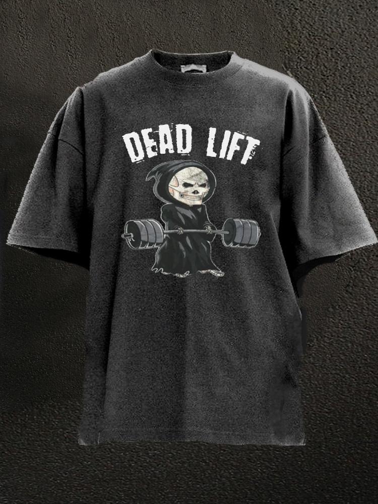 deadlift reaper Washed Gym Shirt
