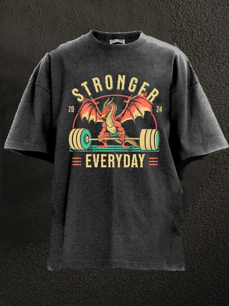 stronger everyday Washed Gym Shirt