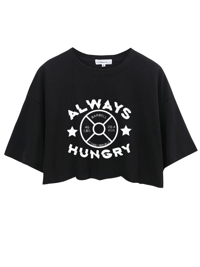 ALWAYS HUNGRY CROP TOPS