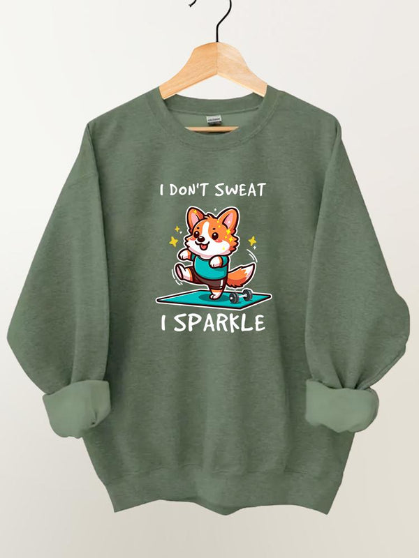 I Sparkle Gym Sweatshirt