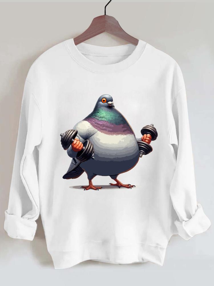 Ironpanda Lift Heavy Pigeon Gym Sweatshirt