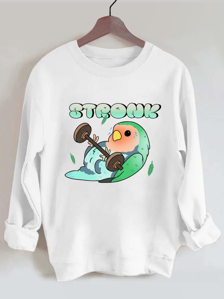 Ironpanda Stronk Parrot Gym Sweatshirt