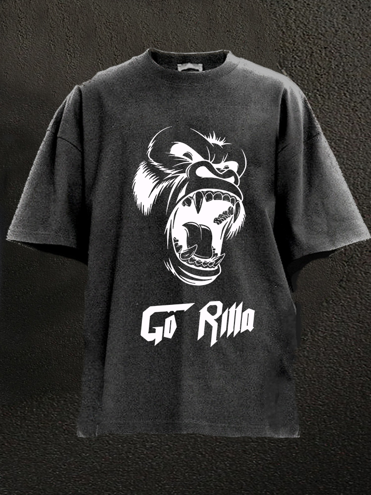 gorilla strong Washed Gym Shirt