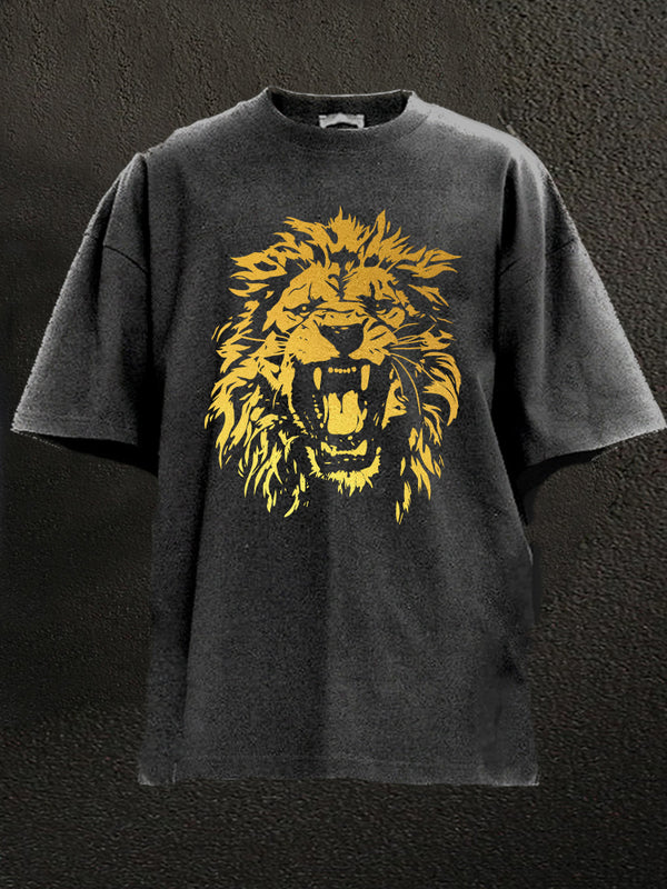 roaring lion Washed Gym Shirt