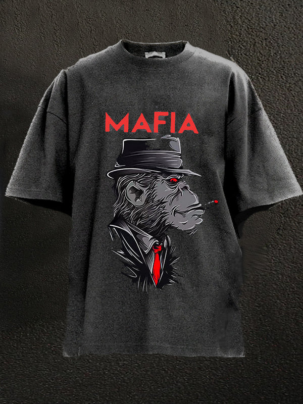 Mafia Washed Gym Shirt