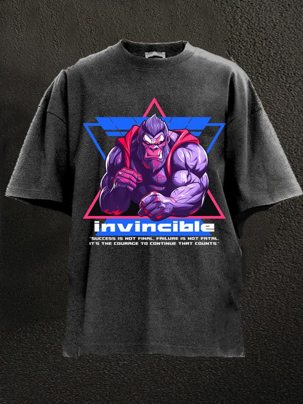 Invincible Washed Gym Shirt