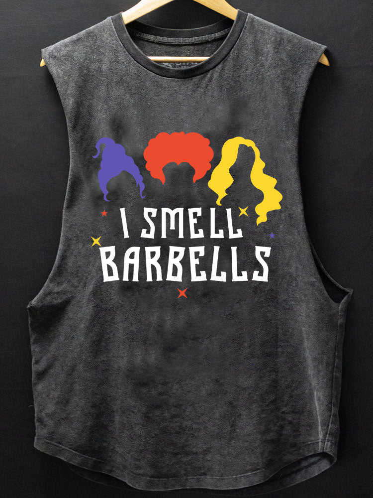 I Smell Barbells Muscle Scoop Bottom Cotton Tank