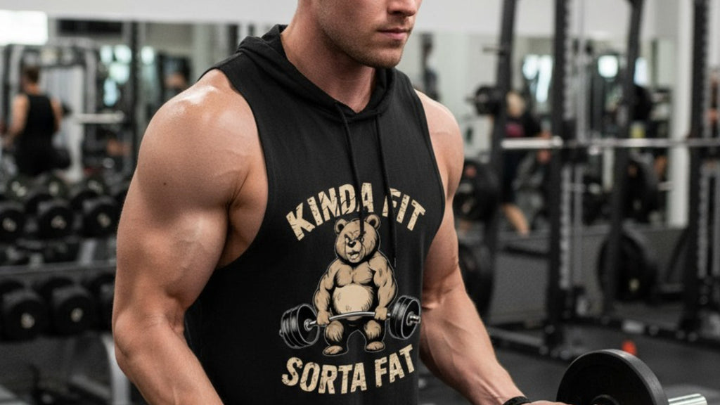 Iron Panda Fit Gym Hooded Tank: Unleash the Beast with Style