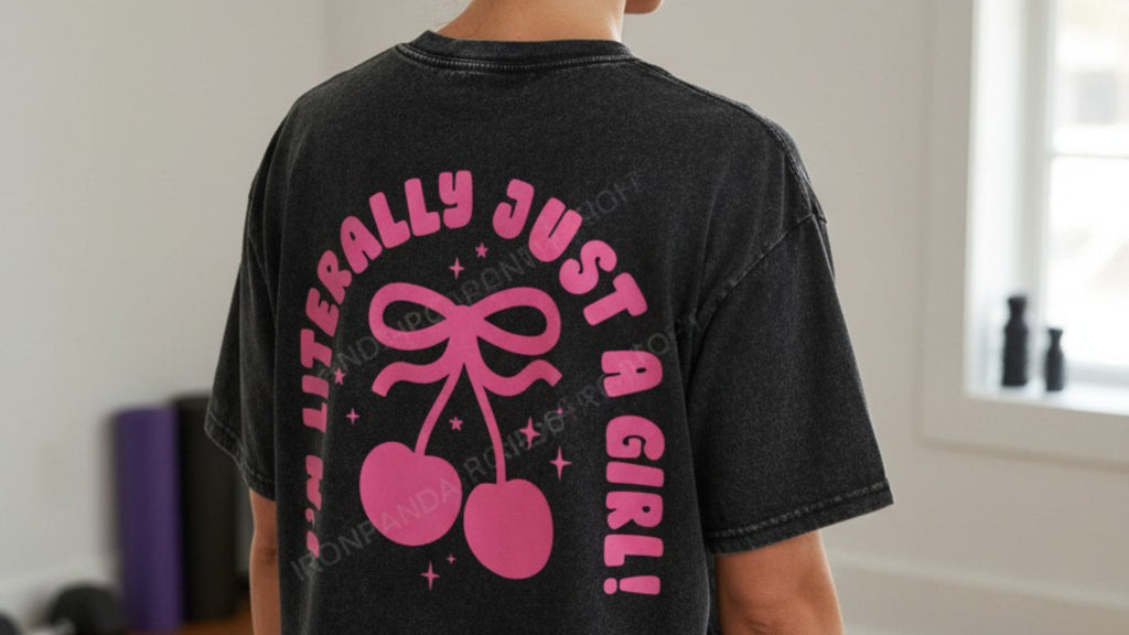 New Arrival I’M LITERALLY JUST A GIRL Printed Gym Shirt  Hot Sale