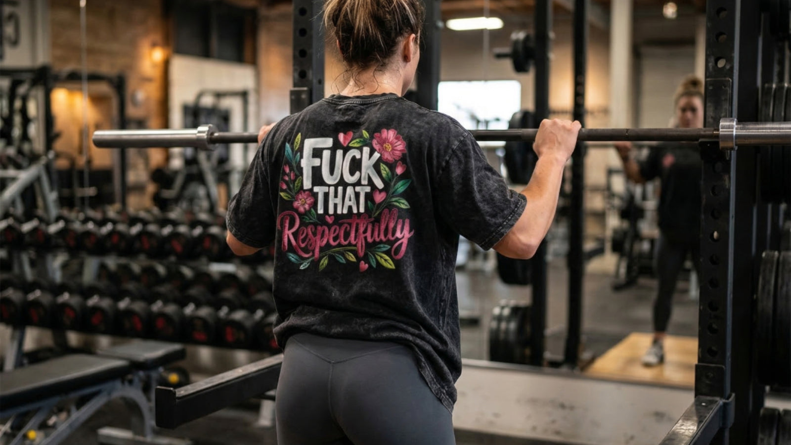New In Fuck That Respectfully Printed Gym Shirt Sale