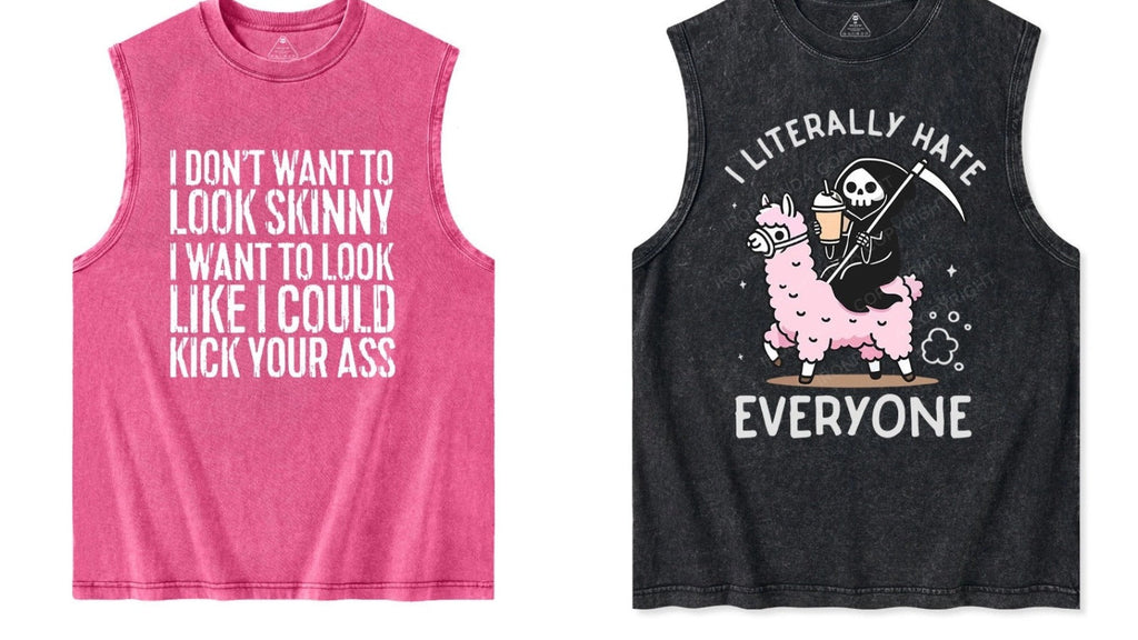 IronPandaFit’s New Women Washed Tanks: Where Fitness Meets Style