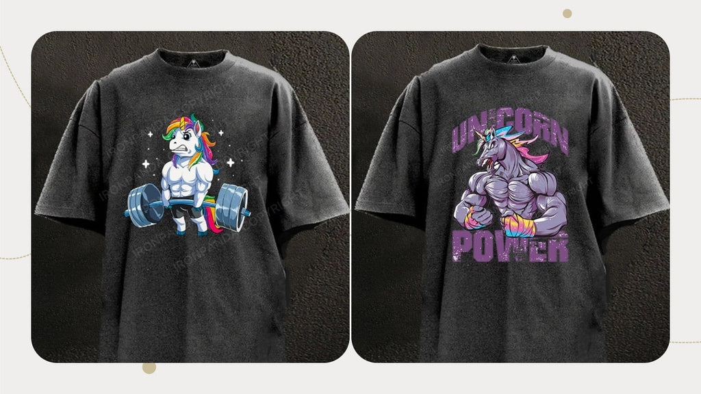 Stand Out at the Gym: Explore IronPandaFit’s Unique Mens Unicorn Shirts