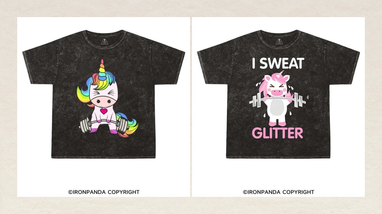 Warning: May Cause Excessive Coolness & Unstoppable Energy – Meet the IronPandaFit Kids Washed T-shirt!