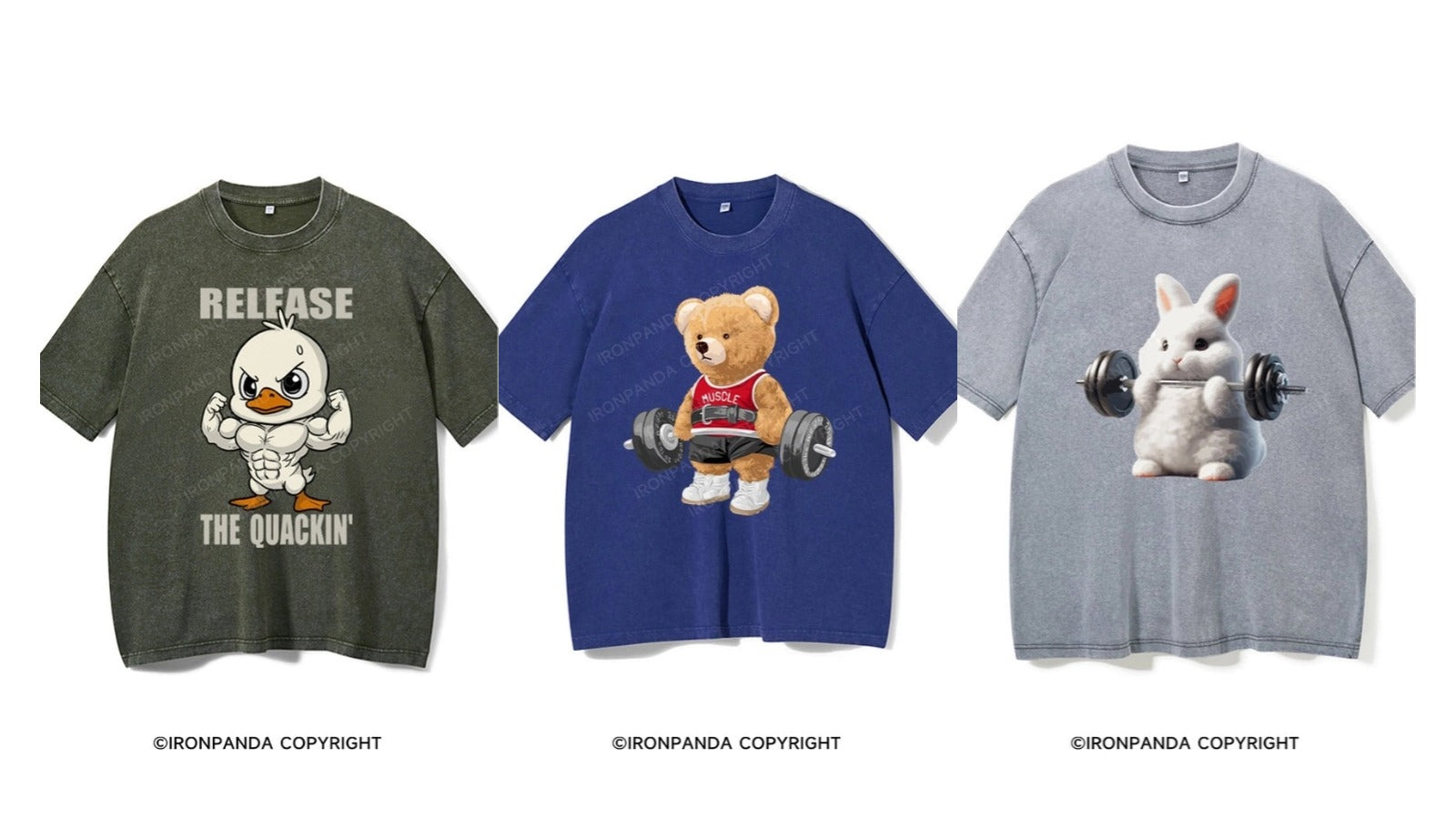 Unleash Your Inner Beast with IronPandaFit's Animal Fitness T-Shirts