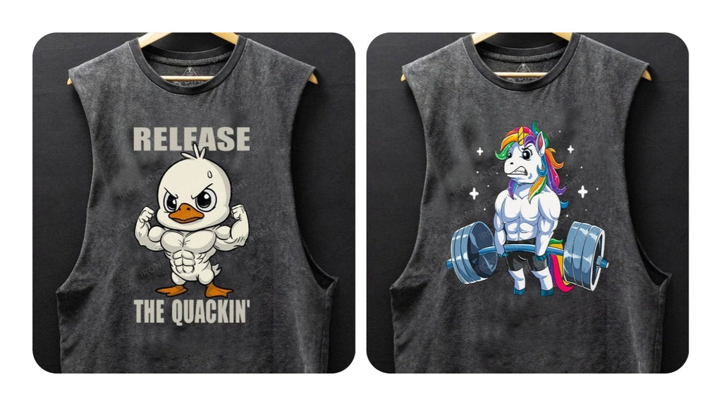Show Off Those Guns and Giggles with IronPandaFit’s Mens Gym Tank Tops