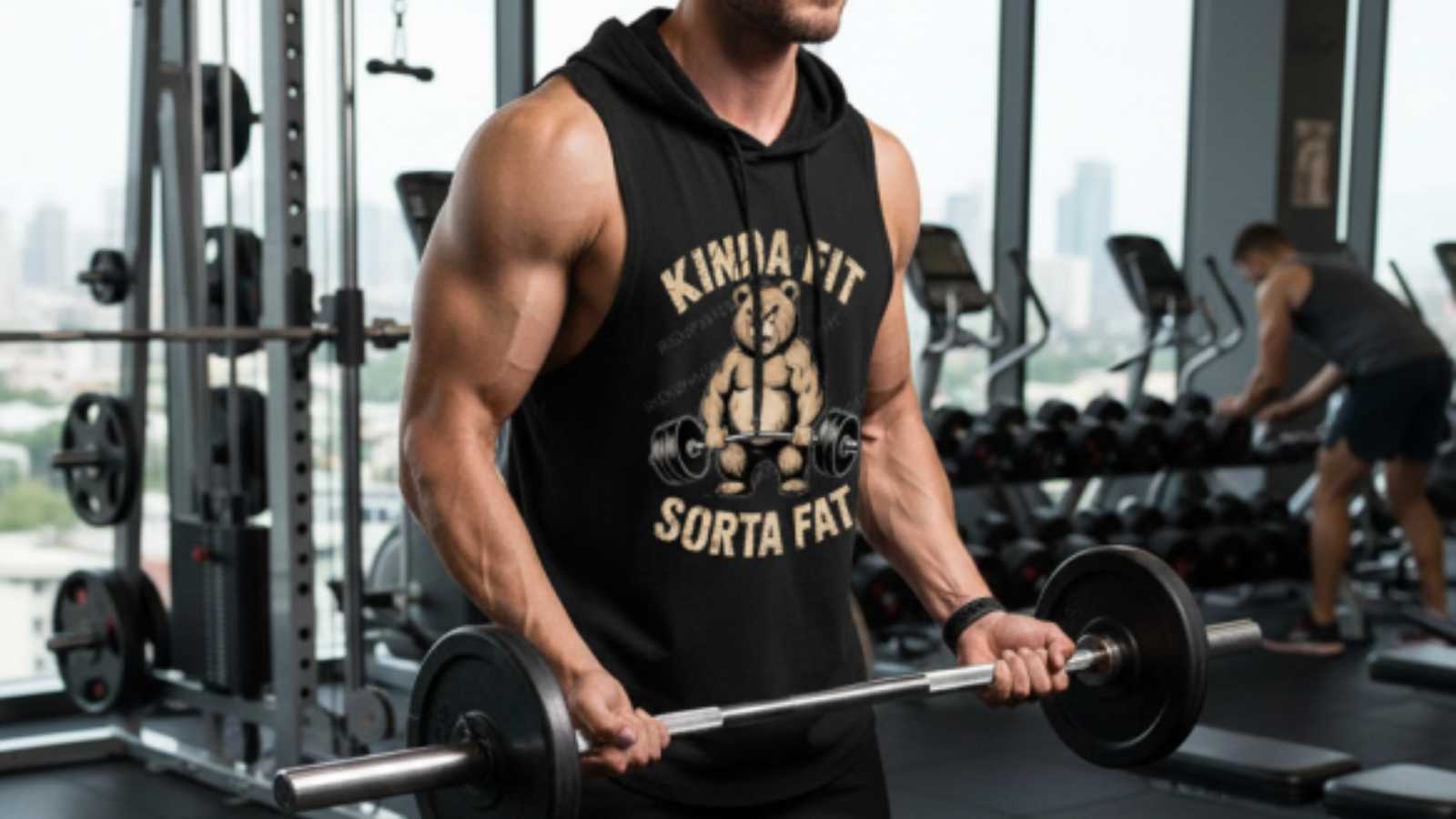 Prepare New Style Graphic Gym Hooded Tank for 2026 Bodybuilding