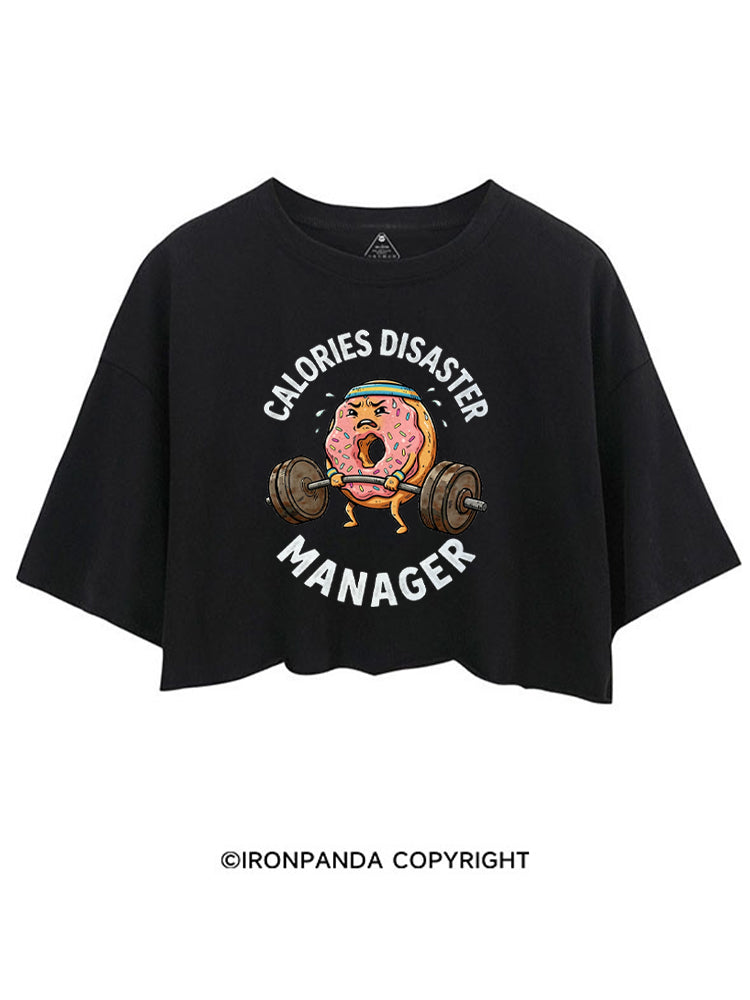 Calories Disaster Manager CROP TOPS