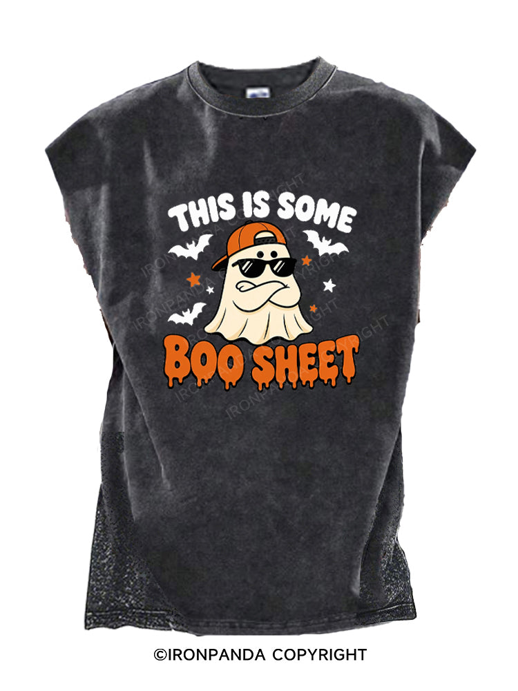 This Is Some Boo Sheet Ghost Fitness Cut Off Tank