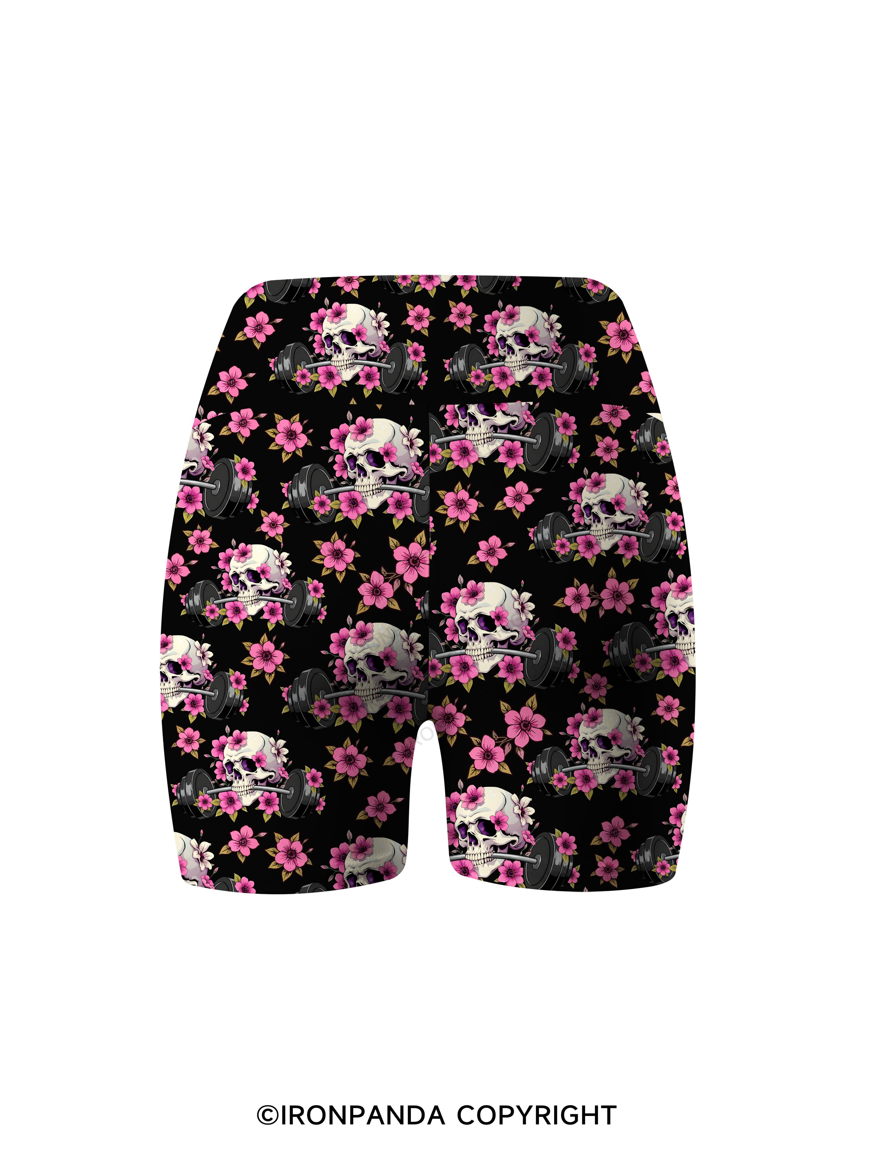 GYM THERAPY IN SESSION Printed Yoga Cycling Shorts