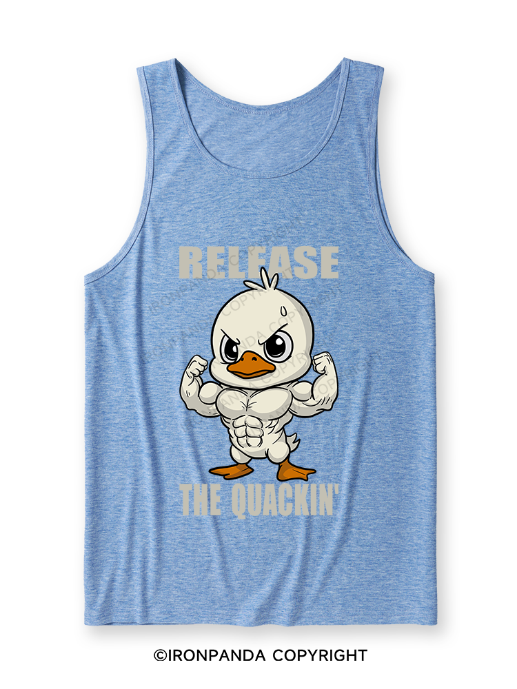 release the quackin' Ultra Soft Heather Tank