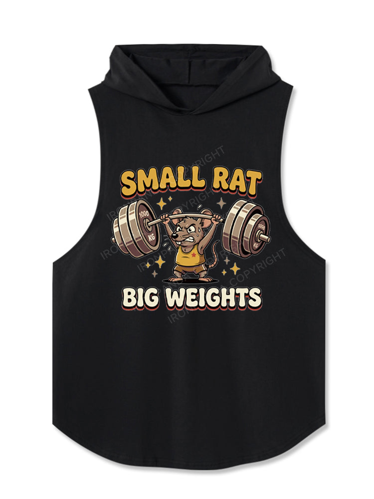 Small Rat Big Weights Hooded Tank