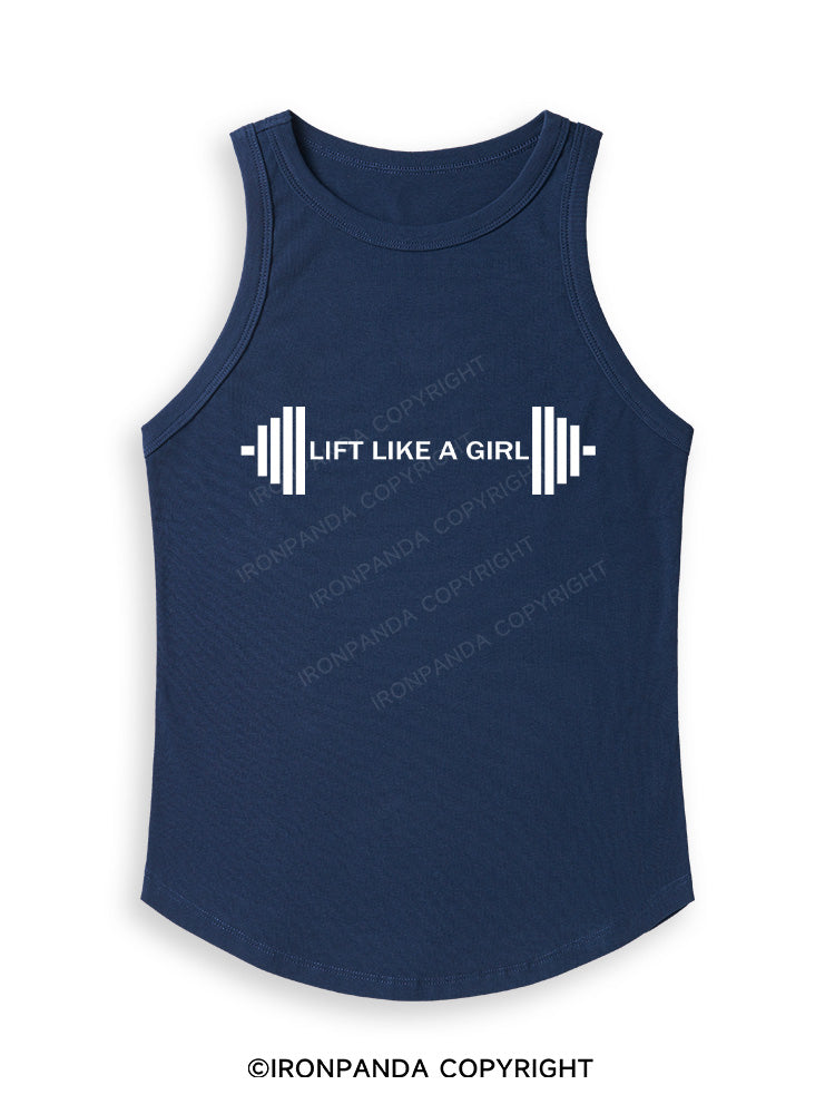 LIFT LIKE A GIRL Fitted Tank Top
