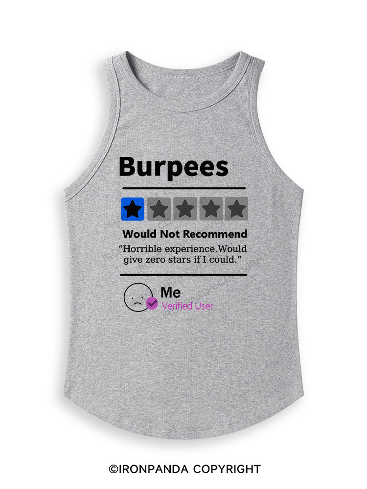 BURPEES REVIEWED Fitted Tank Top