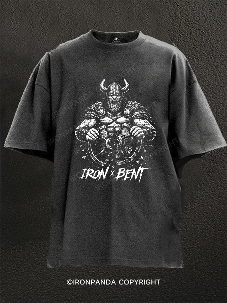 Viking Ripping Weight Plate Washed Gym Shirt