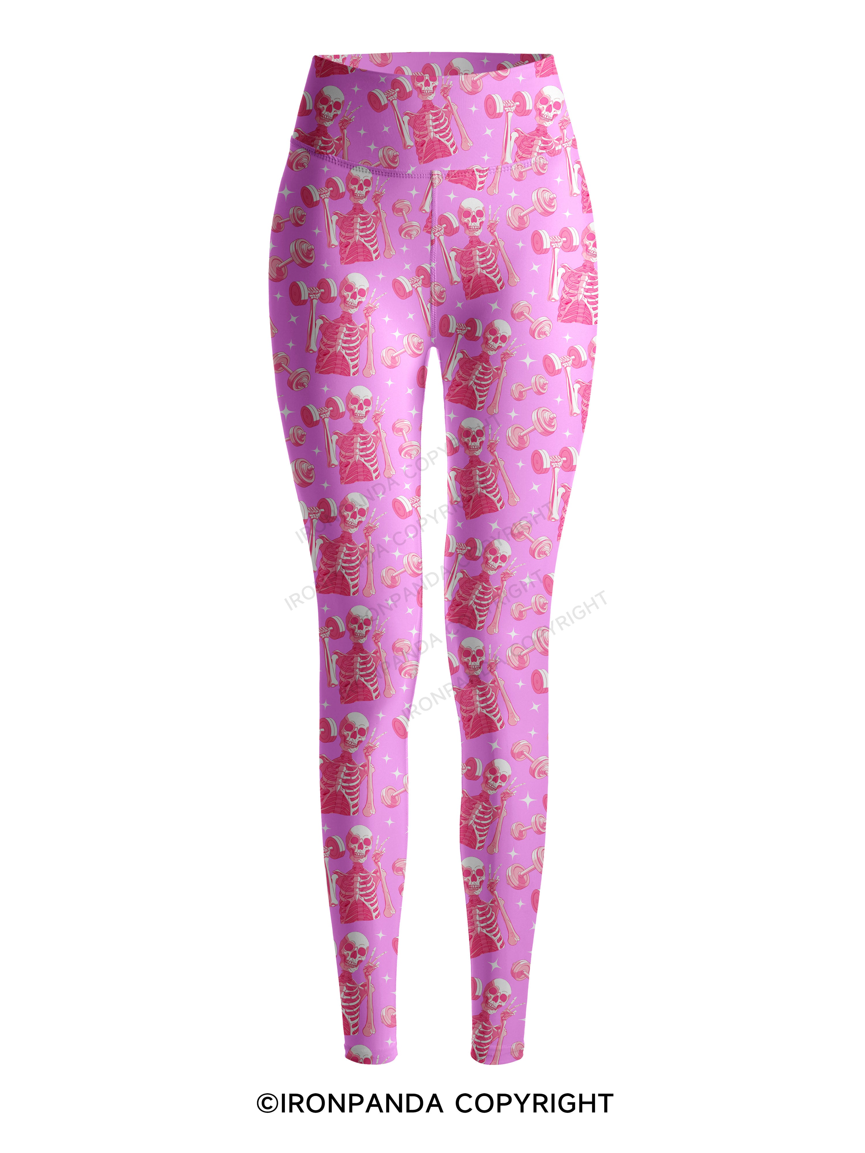 NEVER BETTER Printed Yoga Pants