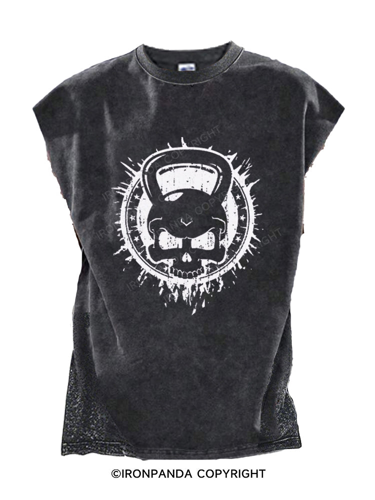 Kettlebell Skull Cut Off Tank
