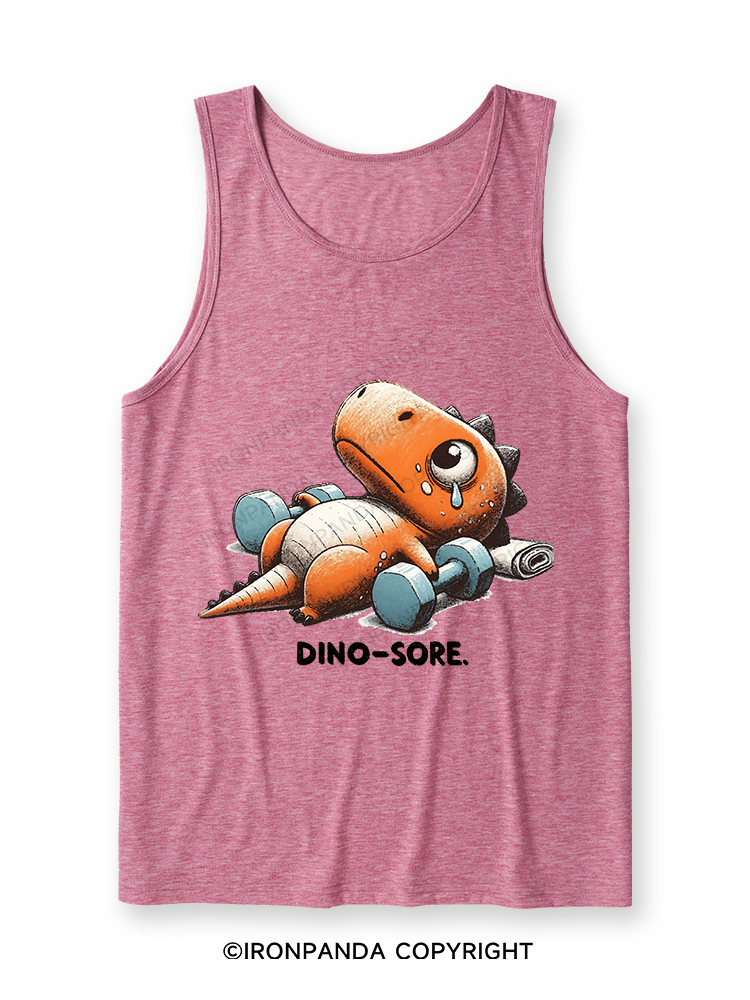 Dino-Sore After Workout Ultra Soft Heather Tank